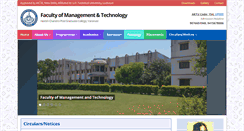 Desktop Screenshot of fmtvaranasi.edu.in