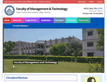 Tablet Screenshot of fmtvaranasi.edu.in